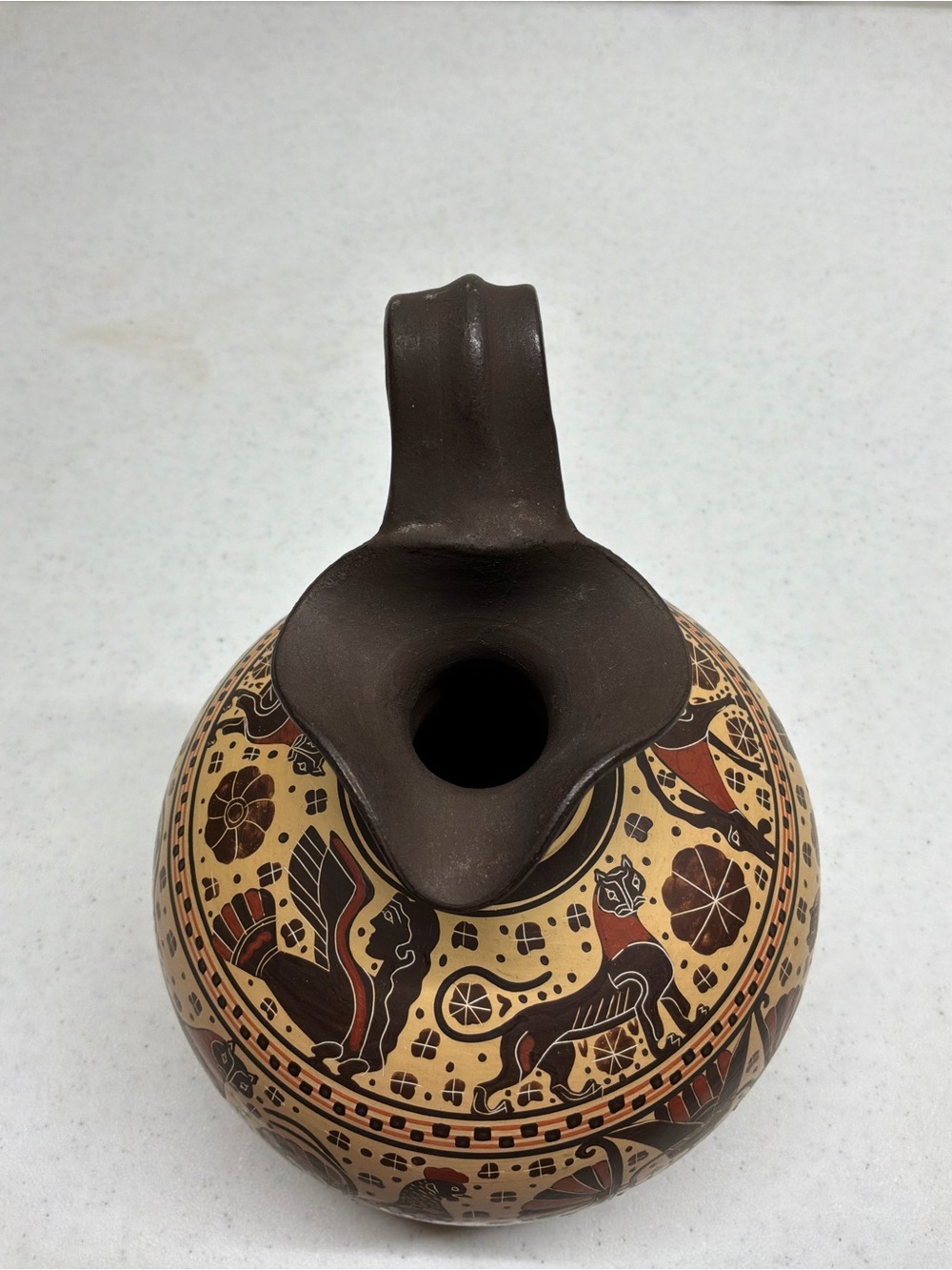 Corinthian Wine Jug Reproduction or Vase - Picture 5 of 8
